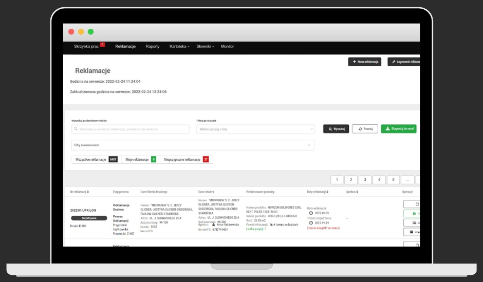 Software de gestión de reclamaciones y devoluciones